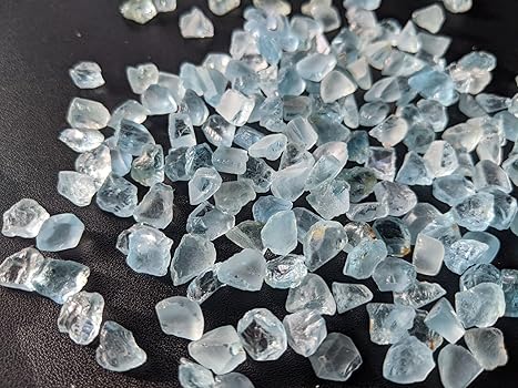Amazon | Gems For Jewels 女性用 7-8 mm ブルー トパーズ ラフ
